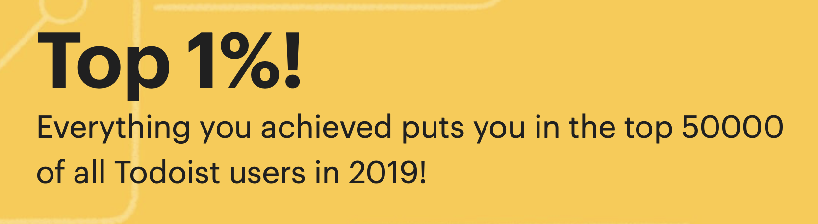 My Todoist year in review report from 2019; and this was the year when I stopped using Todoist and switched to Things mid-November.